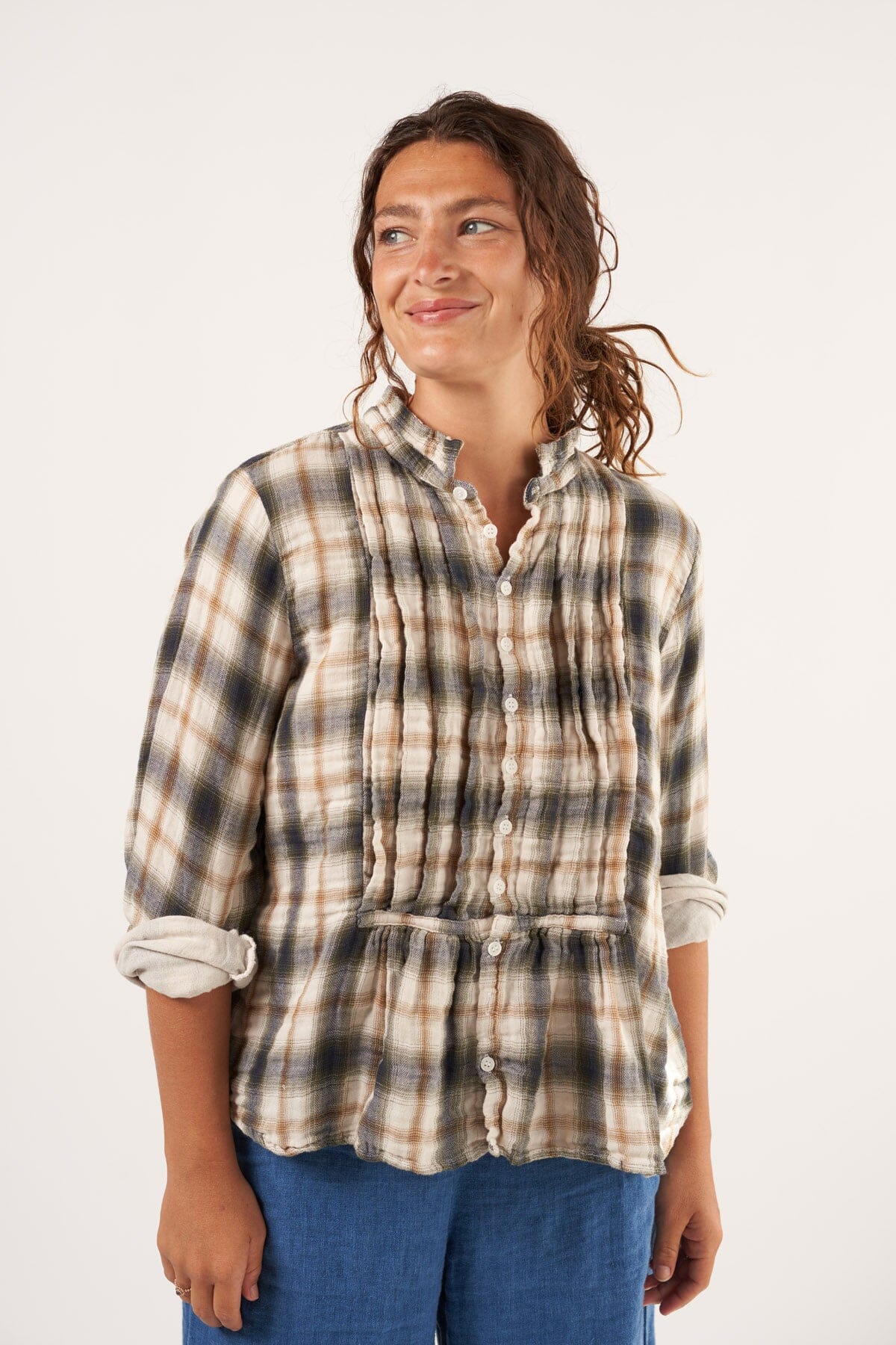 Claudine - Double Cotton Gauze Plaid A20 - Plaids CP Shades 