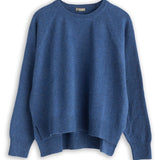 Hi-Lo Crewneck Wool Sweater - Fall 24 A80 - Fall Cashmere CP Shades 52344