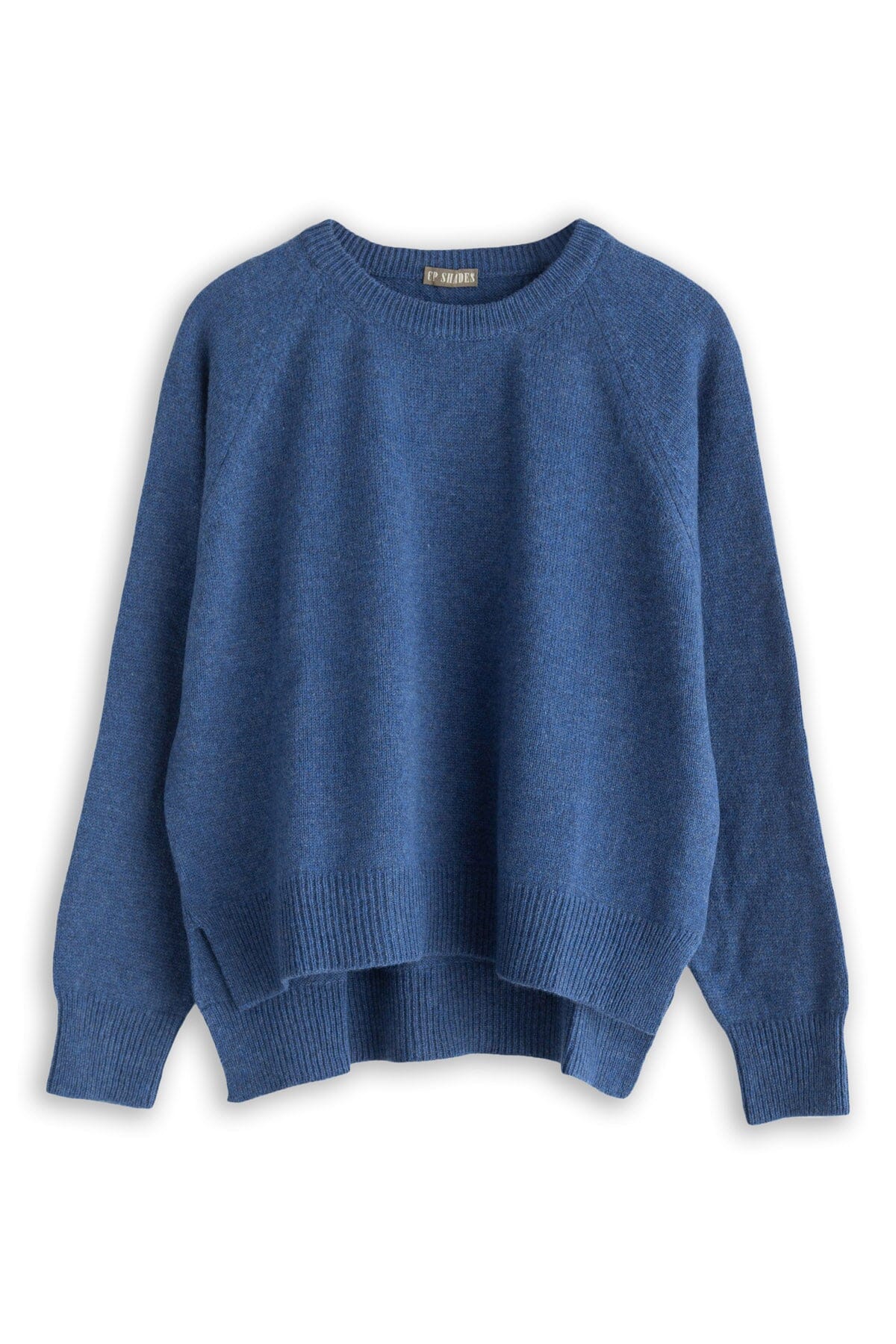 Hi-Lo Crewneck Wool Sweater - Fall 24 A80 - Fall Cashmere CP Shades 52344