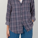 Joss - Brushed Plaid Double Cloth A94 - Plaid Sale CP Shades gray 152