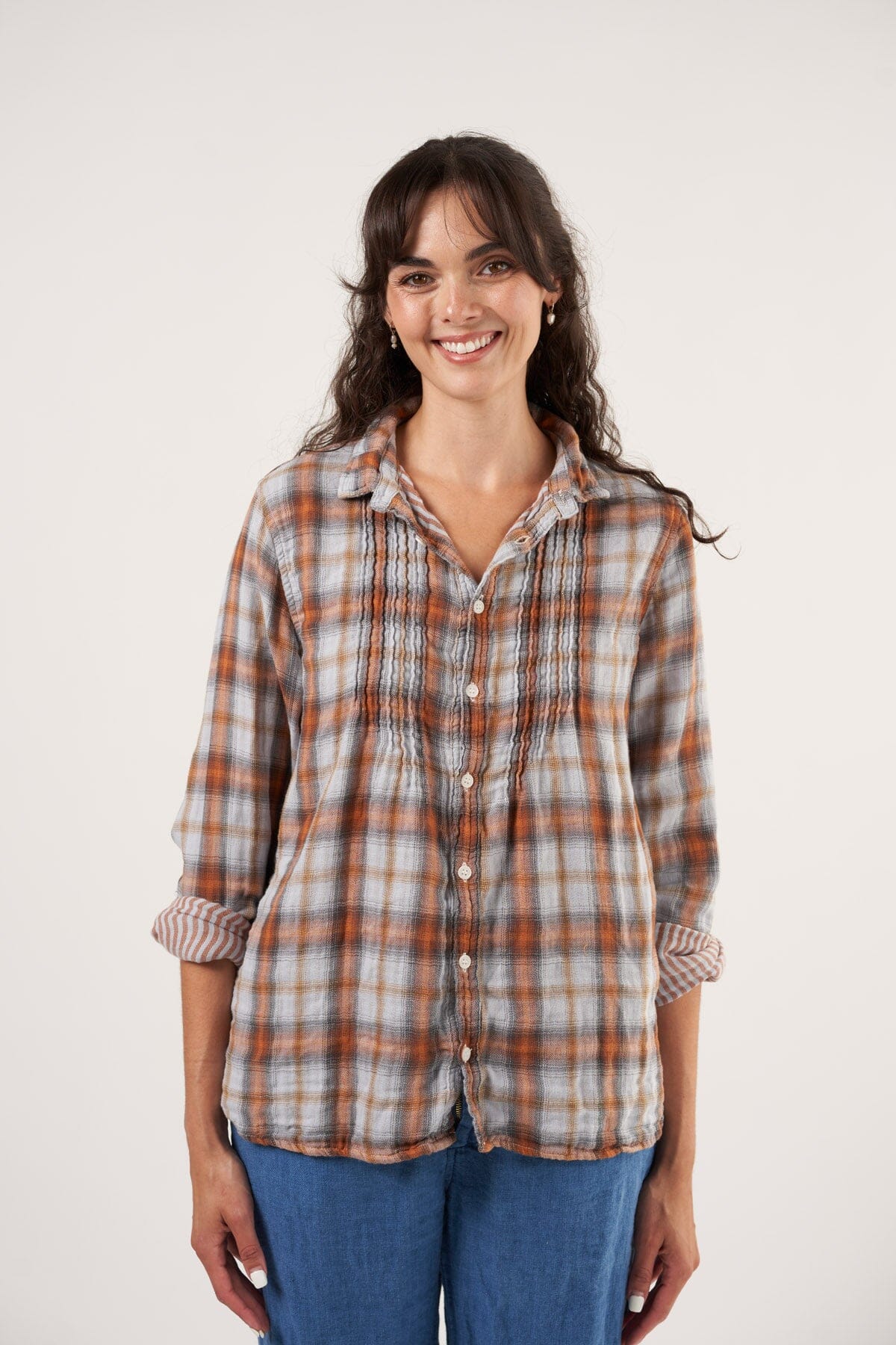 Julie - Double Cotton Gauze Plaid A20 - Plaids CP Shades 