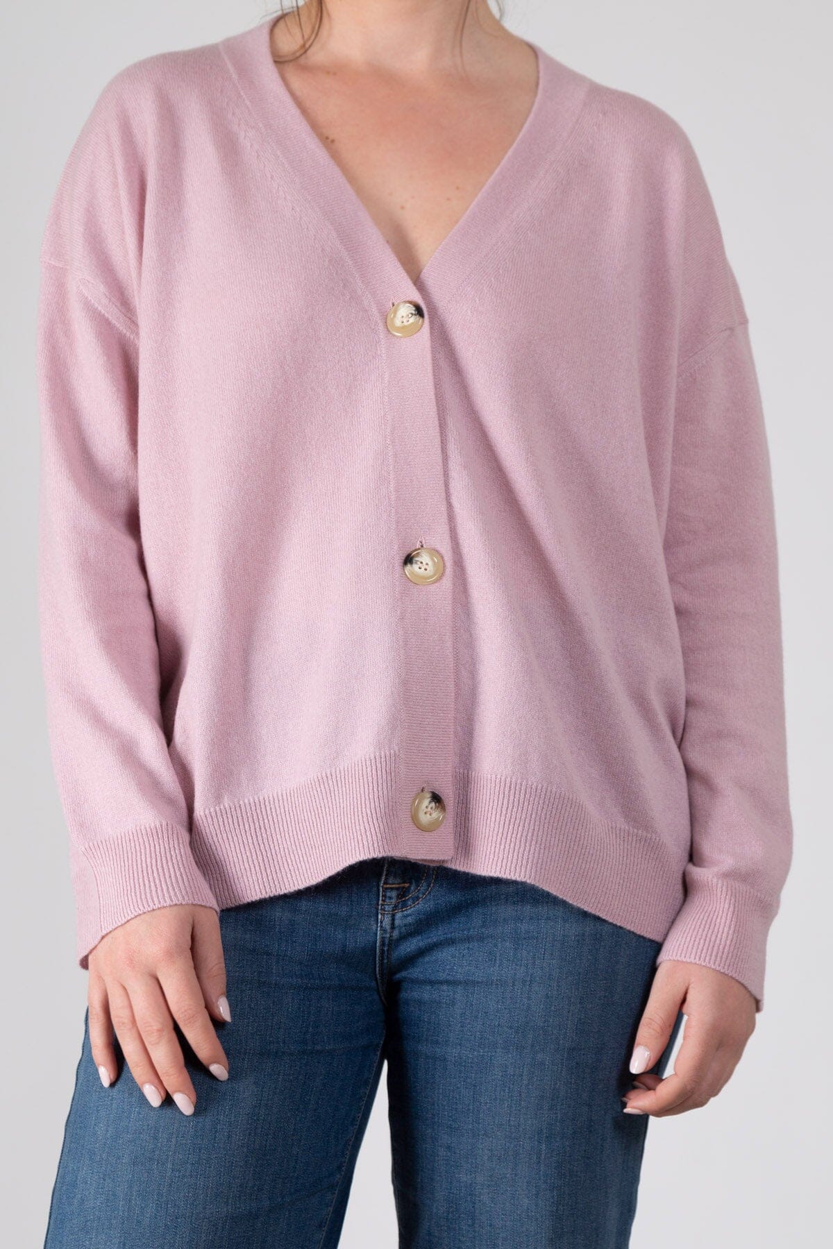 Lightweight Cardigan Sweater S30 - Spring Cashmere CP Shades 