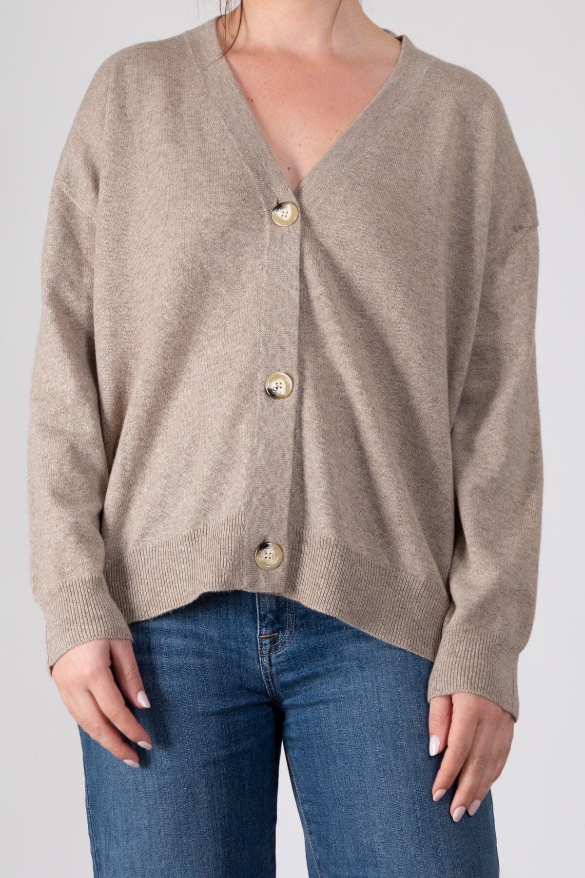 Lightweight Cardigan Sweater S30 - Spring Cashmere CP Shades 