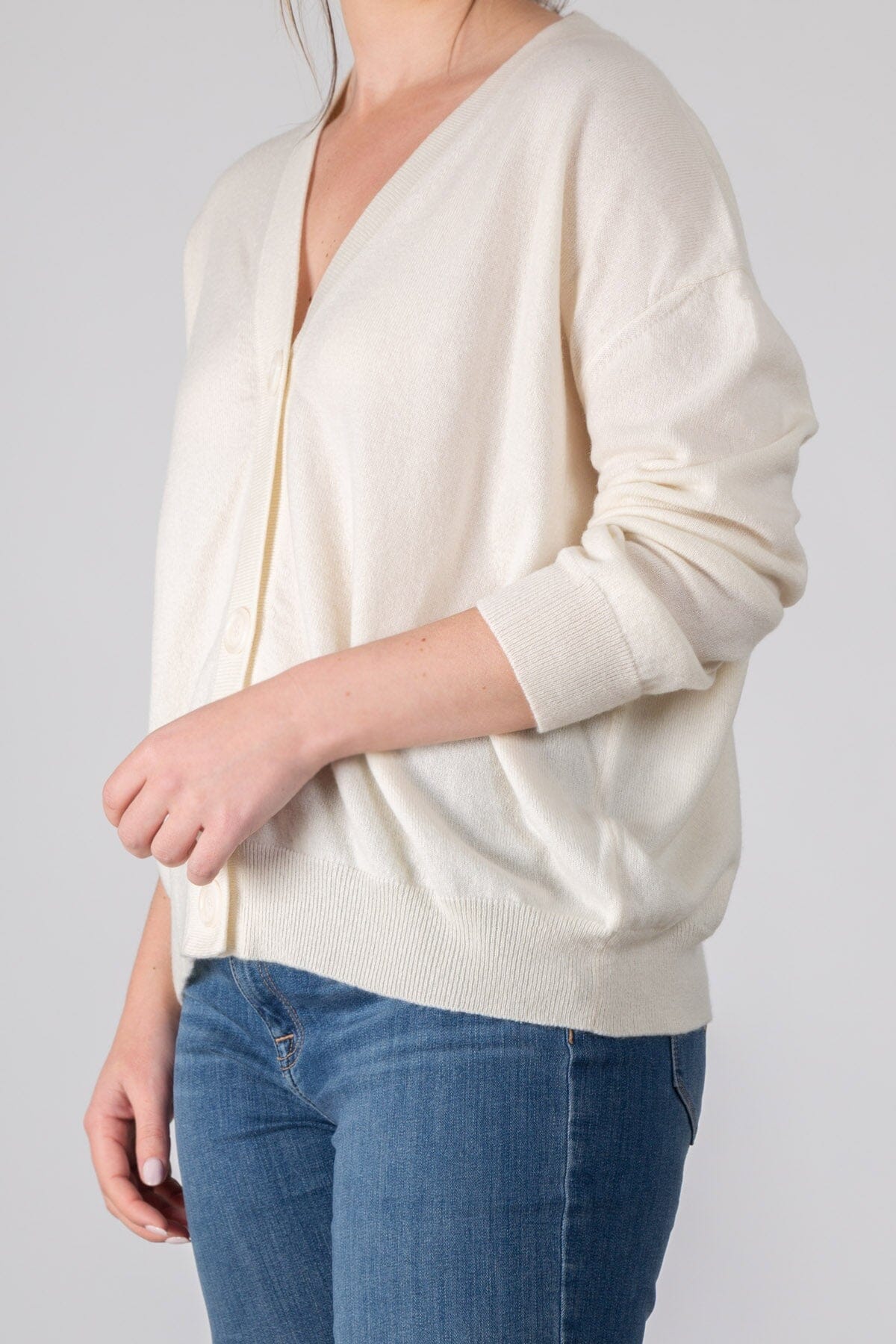 Lightweight Cardigan Sweater S30 - Spring Cashmere CP Shades 