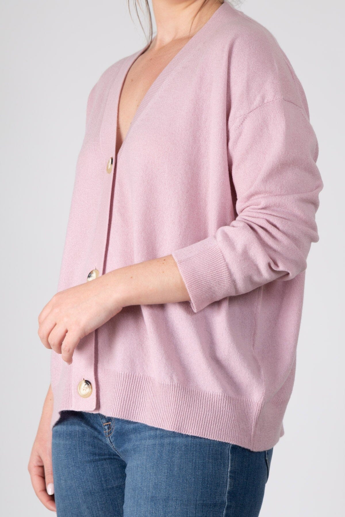 Lightweight Cardigan Sweater S30 - Spring Cashmere CP Shades 