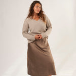 Rib V-Neck Sweater A70 - Fall Cashmere CP Shades 