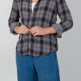 Romy - Double Cotton Gauze Plaid A10 - Plaids CP Shades gray 5100