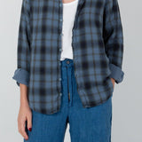 Romy - Double Cotton Gauze Plaid A10 - Plaids CP Shades chambray 5100