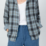 Romy - Double Cotton Gauze Plaid A10 - Plaids CP Shades bluebell 5100