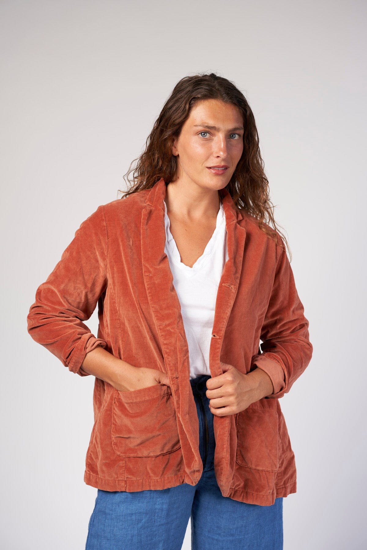 Tessa Jacket - Cotton Velvet A70 - Cotton Velvet CP Shades 